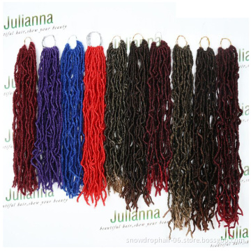 Goddess Faux 613 18 14 Brown Crochet Two Tones Short Micro Long Color Loc Hair 36Inch  Locs 24Inch